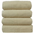 thumbnail image 6 of BC BARE COTTON Luxury Hotel & Spa 100% Natural Turkish Cotton Ribbed Channel Pattern Bath Towel (Set of 4), Moss, 6 of 7