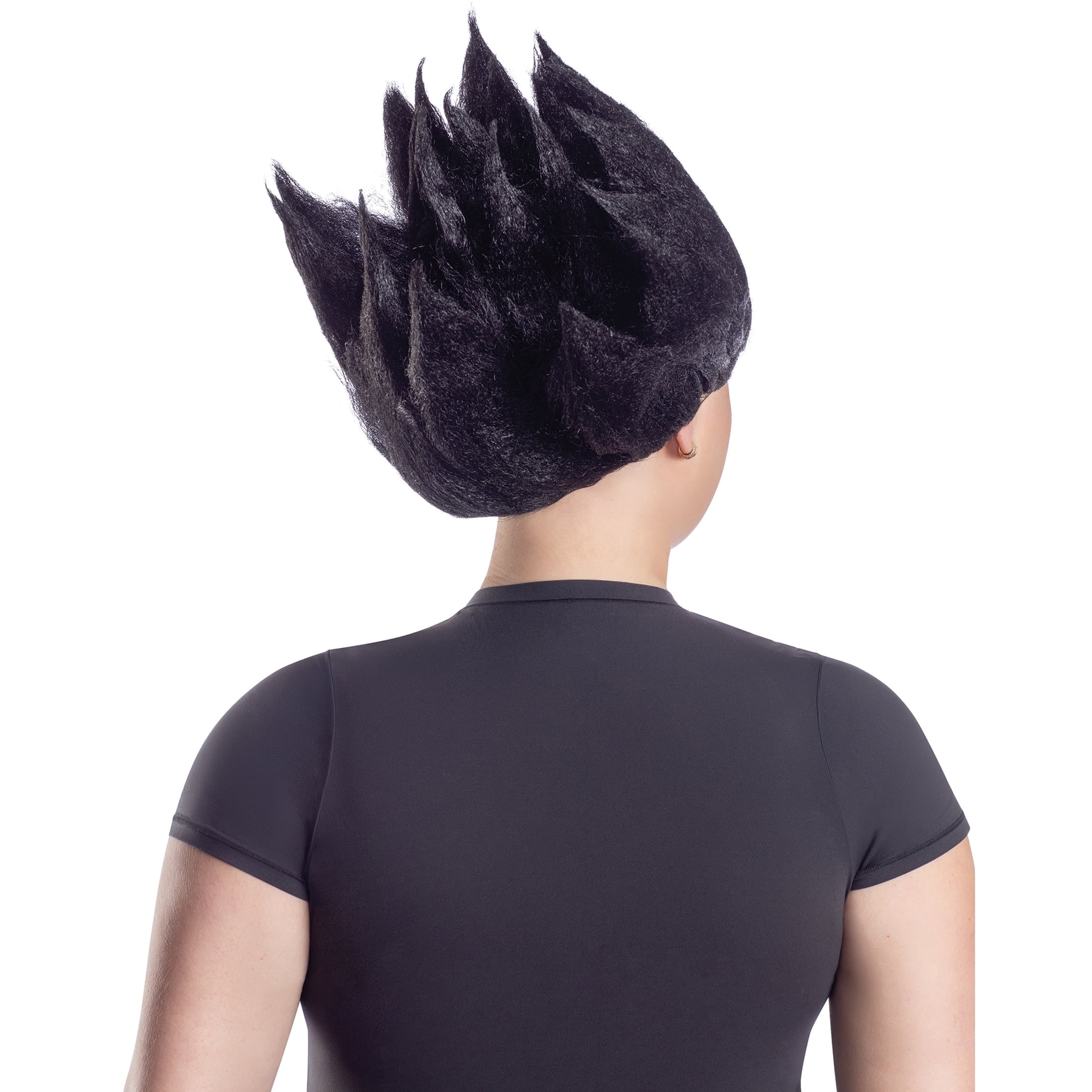 Anime Wig with Bangs Costume Accessory for Adults, Black, Halloween by Way To Celebrate