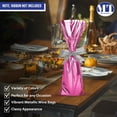 thumbnail image 4 of MT Products Metallic Pink Mylar Wine Gift Bags for Bottles - Pack of 25, 4 of 9