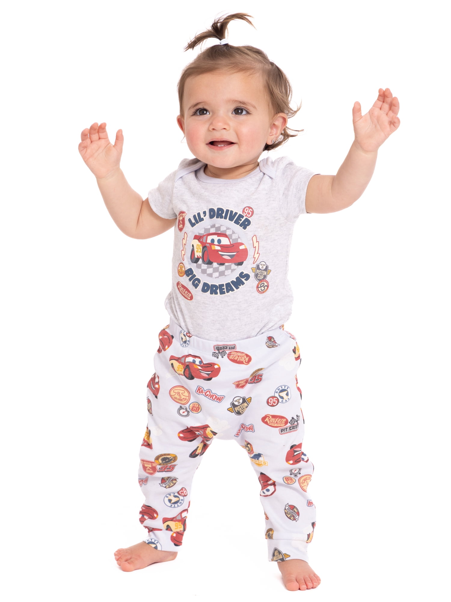 Pixar Cars Baby Layette Newborn Essentials Gift Set, 4-Piece, Sizes Newborn-12 Months