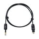 thumbnail image 1 of Cable de audio óptico digital de 3,5 mm, cable de fibra óptica resistente, portátil, multiusos, fácil de usar para amplificador de TV doméstico. 100 centímetros, 1 of 10