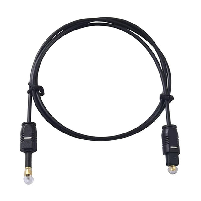 Cable de audio óptico digital de 3,5 mm, cable de fibra óptica resistente, portátil, multiusos, fácil de usar para amplificador de TV doméstico. 500 centímetros