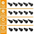 thumbnail image 4 of Tornillos para timbre con vídeo, tornillos de repuesto para timbre con vídeo, se adapta a todos los modelos de timbre con vídeo Ring (4 juegos/20 piezas) (negro), 4 of 5