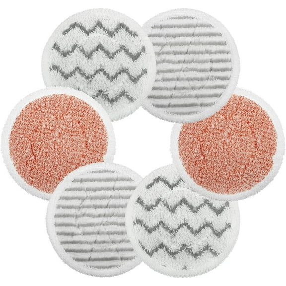 CAMOTUSE 6 Pack S8201 S8001 S7001 S7201 S7005 Steam Mop Pads For Shark S7000 S7020 Scrub