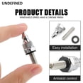 thumbnail image 4 of Motorcycle Windscreen Well Nut Windshield Trim Bolt Screw Caps Cover For Harley Road Glide Fltr All Years Universal AccessoriesBLACK, 4 of 5