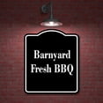 thumbnail image 2 of Barnyard Fresh BBQ BLACK Aluminum Composite Sign 20''x24'', 2 of 9