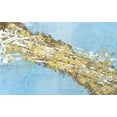 thumbnail image 2 of Willett, Michael 24x17 Gold Ornate Wood Framed with Double Matting Museum Art Print Titled - Mistral V in Azure, 2 of 4