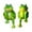 Multicolor B, variant on IFNWSV Pottery Decoration Ornaments Frog Statues Garden Decoration Statues Courtyard Decorations,2pcs