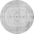 thumbnail image 1 of Ahgly Company Indoor Round Medallion Gray Traditional Area Rugs, 6' Round, 1 of 1