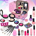 thumbnail image 2 of Kit de Maquillaje Infantil HERAPFANN Lavable Juguete Princesa para Niñas 4 5 6 7 8 10 Años, 2 of 2