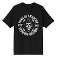 thumbnail image 5 of Sons Of Anarchy Redwood Original Est 1967 Adult Black Crew Neck Short Sleeve T-shirt-6XL, 5 of 7