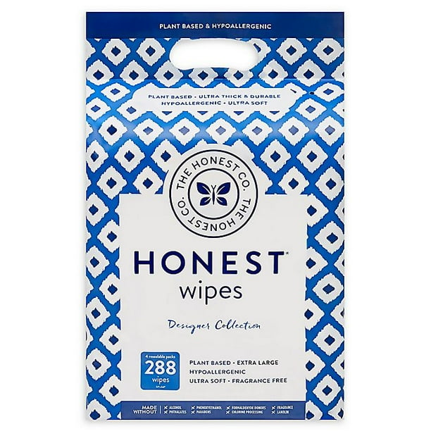The Honest Company Ikat 288Count PlantBased Baby Wipes