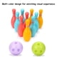 thumbnail image 3 of Juego de bolos para niños, juegos de bolos para interiores y exteriores, para niños y niñas, 3 of 11