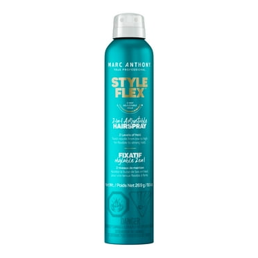 Marc Anthony True Professional Style Flex 2-in-1 Adjustable Hairspray, for All Hair Types, 9.5 oz