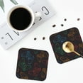 thumbnail image 4 of Yiaed Gamepad Joystick Game Print Leather Coasters for Drinks - Cup Coasters Coffee Table Kitchen Table Bar, Home & Office Gifts Handmade Drink Coasters-Square, 4 of 6
