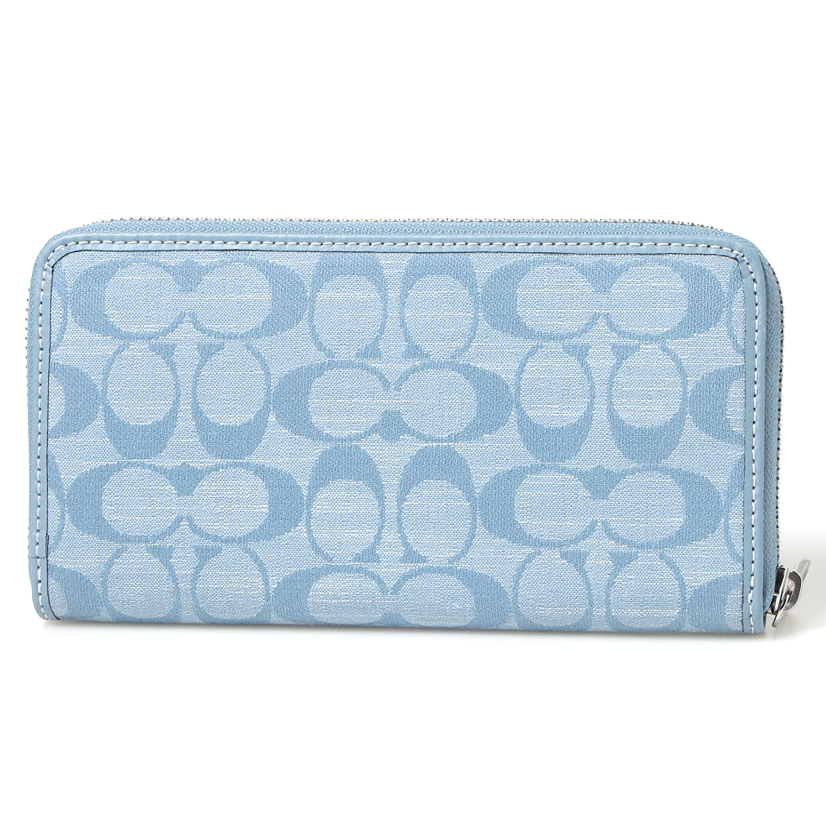 【きやこ】トリーバーチ チェーンウォレット タッセル　水色 ブルー チェーンウォレット+ ブルー（青）系 Tory Burch(トリーバーチ