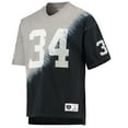 thumbnail image 2 of Men's Mitchell & Ness Bo Jackson Black/Silver Las Vegas Raiders Retired Player Name & Number Diagonal Tie-Dye V-Neck, 2 of 3