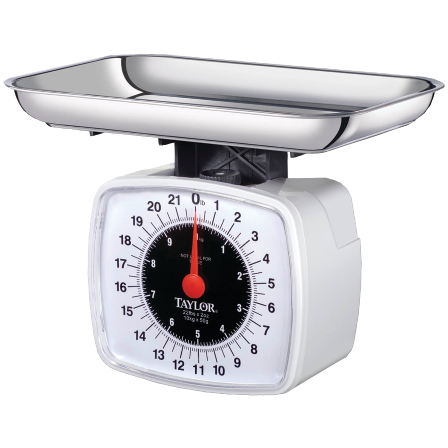 All Metal Kitchen Scale Manual 22-lbs 10-Kilo Balanza De Cocina Stainless Steel Silver 
