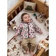 thumbnail image 4 of Chaqueta infantil con bolsillos, estampado de camuflaje, cierre de cremallera frontal, capucha y manga larga., 4 of 9