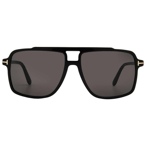 Tom Ford Kemp Smoke Navigator Men's Sunglasses FT1177 01A 59
