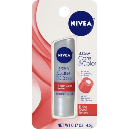 UPC 072140015657 product image for NIVEA Care & Color Sheer Coral Lip Care 0.17 oz. Carded Pack | upcitemdb.com