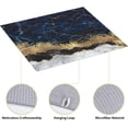 thumbnail image 4 of Dish Drying Mat Navy Blue Marble Gold Abstract for Kitchen Counter Absorbent 16x18 Inch Microfiber Dishes Plate Glass Dry Draining Pad Reversible Washable, 4 of 7