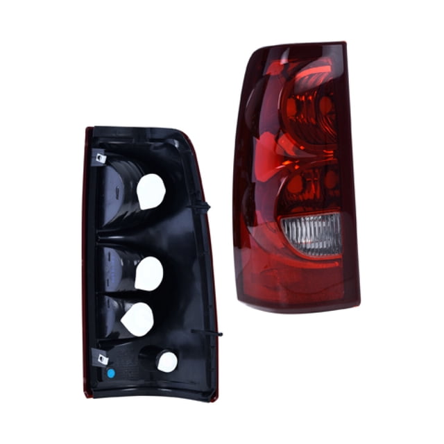 Calavera DEPO Silverado 2003 A 2004 Chevrolet Izq Filo Rojo S/Foco