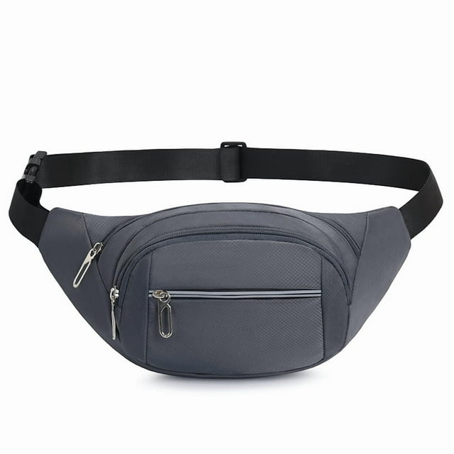 Riñonera cruzada para hombre y mujer, riñonera grande y riñonera con correa ajustable para entrenamiento al aire libre, viajes, correr, senderismo y ciclismo.