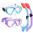 thumbnail image 1 of Equipo de Snorkel ACQCES para Niños 6-14 Años Juego de Máscara de Superficie Seco 2 Juegos, 1 of 7