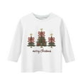 thumbnail image 3 of YUNAFFT T-Shirt à Manches Courtes pour Garçons et Filles 3-12 Ans avec Imprimé Graphique de Noël, Col Rond Décontracté, Haut Extensible Type Coton, Confortable pour le Quotidien, 3 of 3