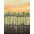 thumbnail image 2 of Goldberger, Jennifer 26x32 Gold Ornate Wood Framed with Double Matting Museum Art Print Titled - Dusk in Summer, 2 of 4