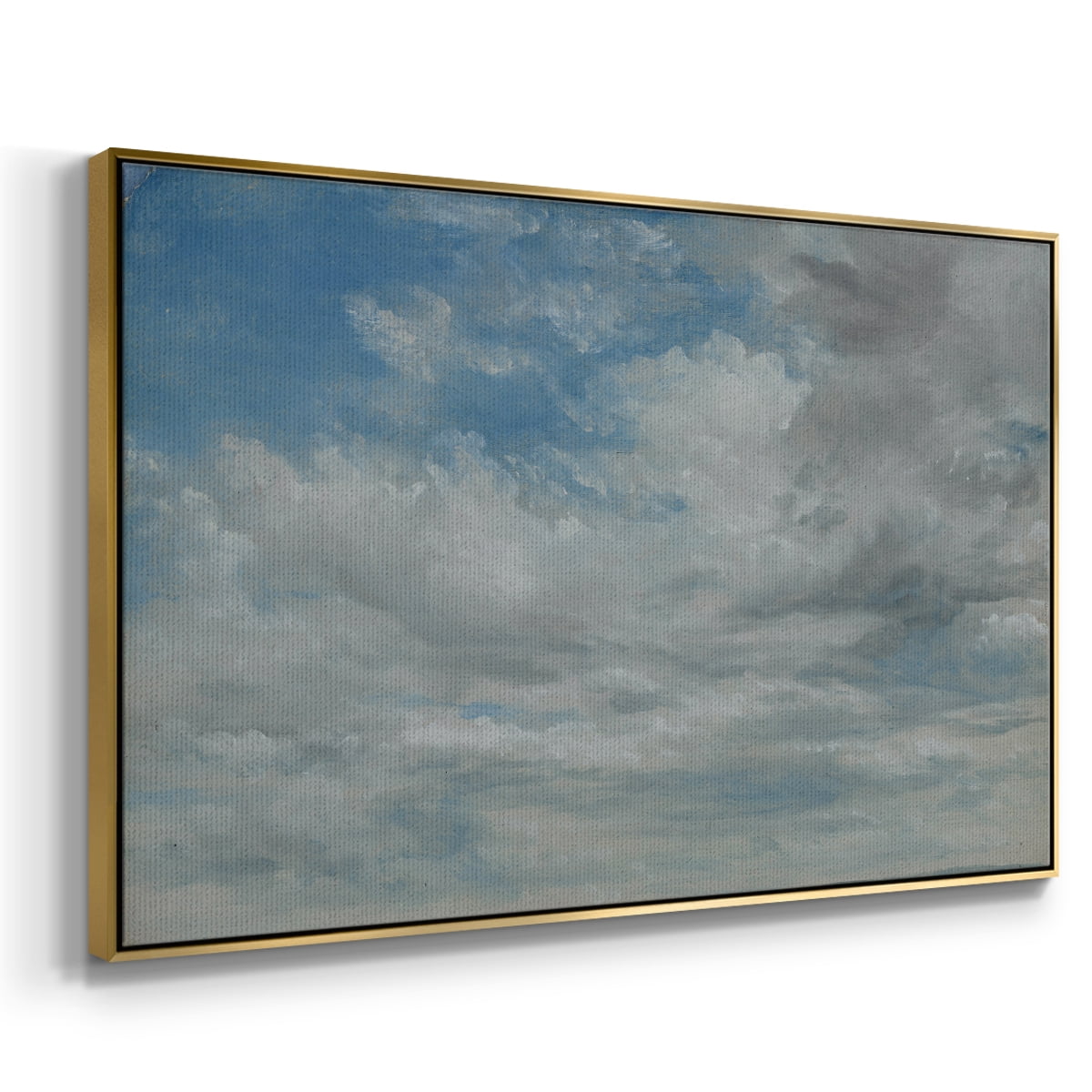Vintage Landscape-CCCLXIX By Wexford Home Framed in Gold Wood Gallery Wrapped Canvas 25 in. x 37 in.