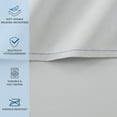 thumbnail image 4 of Host & Home Flat Sheets (Pack of 6), Brushed Microfiber Hypoallergenic Bedding - Queen - Grey, 4 of 8