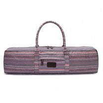 Large Yoga Mat Bag Portable Yoga Bag Gym Bag with Zipper and Pockets for women Fits Most Size Mats(Polka Dot)