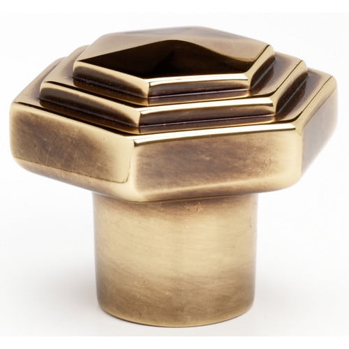 Alno A1535-BRZ Geometric 1-1/4" Cabinet Knob Bronze