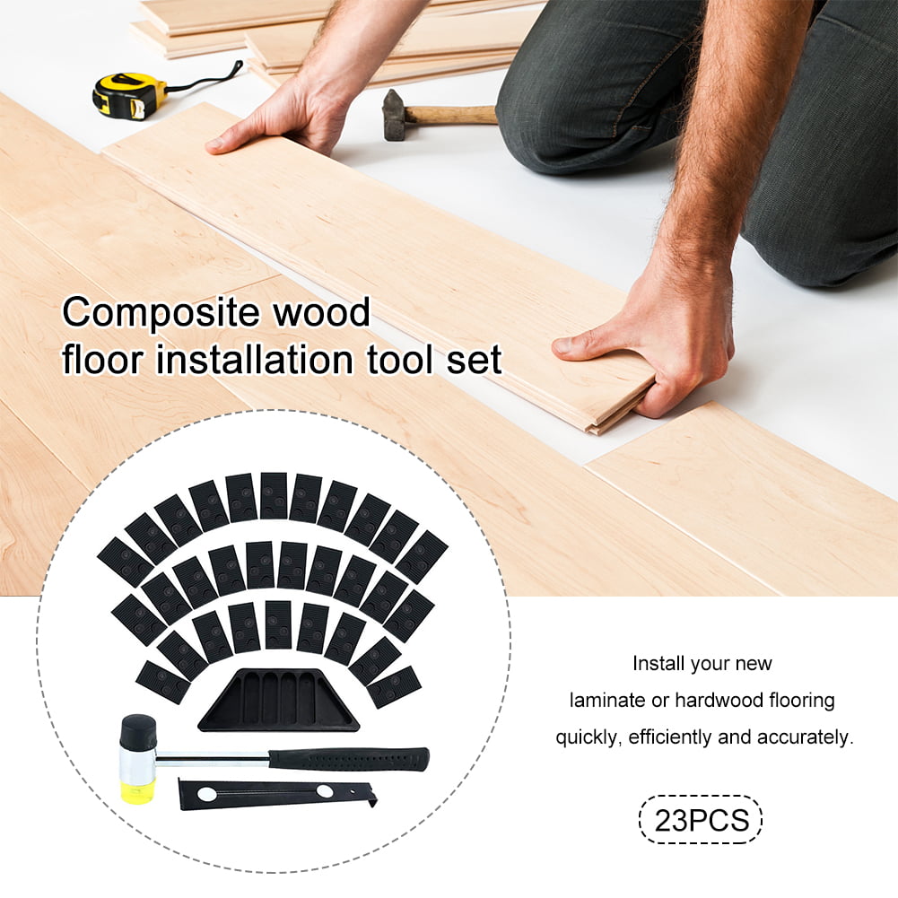 Reinforced Laminate Wood With Tapping Block Durable Flooring Installation  Kit - Walmart.com - Walmart.com