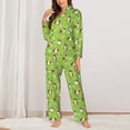 thumbnail image 2 of Sikiie Guinea Pigs Women's Long-Sleeve Shirt and Full-Length Bottom Pajama Set (s-xxl)-Small, 2 of 7