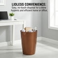 thumbnail image 5 of HOLDN’ STORAGE Small Trash Can with Open Top for Compact and Tight Spaces – 1.58 gal Capacity, Copper, 5 of 8