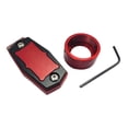 thumbnail image 1 of Almencla Pool Chalk Holder Billiard Cue Chalk Box Mini Aluminum Alloy Chalk Case Pool Red with Back, 1 of 8
