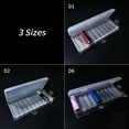 thumbnail image 3 of Shockproof Storage Case with Transparent Compartments for Travel Home Electronics Organization (119 chars), 3 of 7