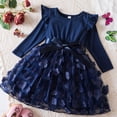 thumbnail image 4 of Hello Kitty Robes Bébé Fille Printemps Automne Enfant Manches Longues Robe Princesse Douce Robe Décontractée Nouveau-Né Fête d'Anniversaire 2-6 Ans, 4 of 7