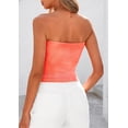 thumbnail image 2 of Top Bandeau PRETTYGARDEN Sin Tirantes Floral Y2K para Mujer Naranja, 2 of 8