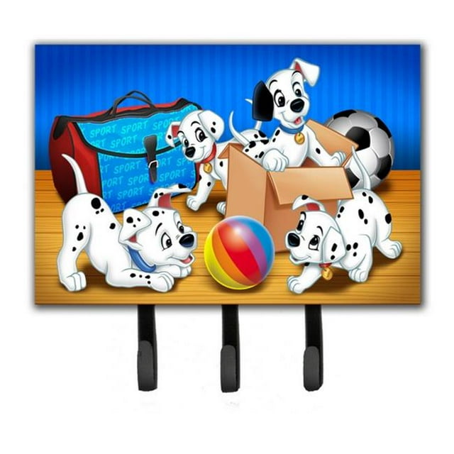 Dalmatiens Jouant avec Laisse Ou Porte-Clés