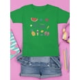 thumbnail image 3 of Buon Ferragosto Summer Objects T-Shirt Juniors -Image by Shutterstock,  x-Large, 3 of 4
