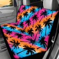 thumbnail image 2 of Uourmeti Palm Tree Tropical Print Soft Bench Seat Covers for Interior Car Interior, Non-Slip Universal Car Seat Cover Cushions Stretch Back Seat Covers, 2 of 7