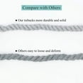 thumbnail image 4 of 2 Pack Attaches de Rideaux, Attaches en Corde de Coton Naturel Fait Main, Décorations Rurales pour Rideaux, Rideaux, Salon, Bureau, 4 of 7