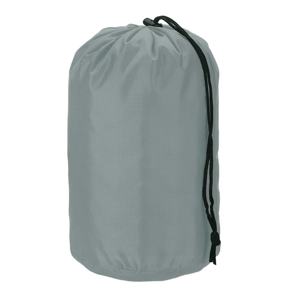 Uxcell Stuff Sack, Nylon Waterproof Storage Sacks Portable Drawstring Dry Stuff Bag Gear Organization with Toggle, 7x13Inch Fit for Backpacking Camping Traveling Hiking(Gray)