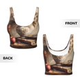 thumbnail image 5 of Lsque Vintage Floral Vase With Books Printed Women'S Sports Bra, Compression, Moisture Wicking, High-Impact Sports Bra For Women,Supportive sports bra-Medium, 5 of 9
