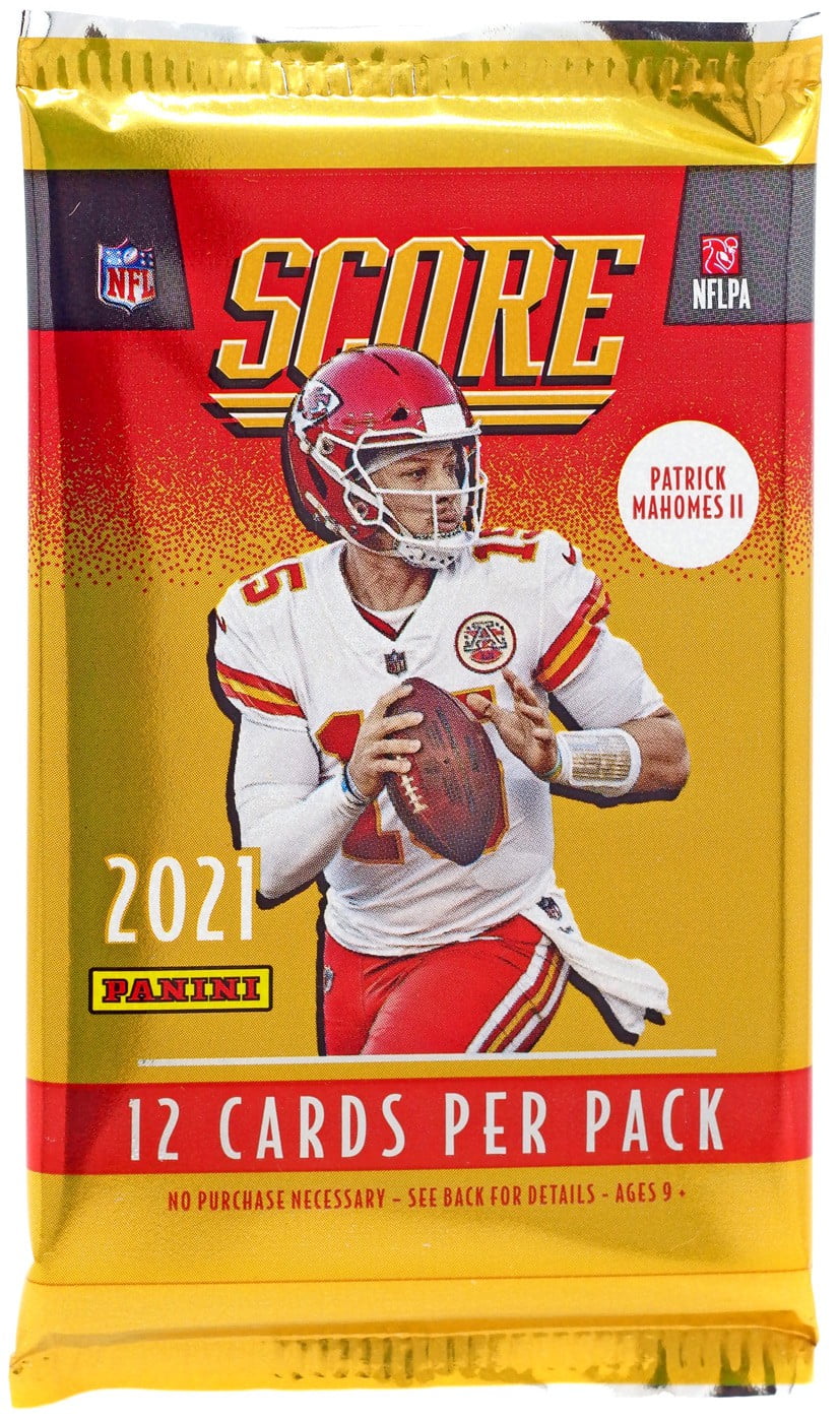 NFL 2021 Score Football Trading Card BLASTER Pack 12 Cards Walmart