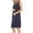 Dark Blue, variant on SuTry Pregnant Women's Solid Color Sleeveless Round Neck Postpartum Breastfeeding Maternity Dress Versatility Post-Birth and Nursing(Black,2XL)